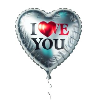 בלון לב I LOVE U