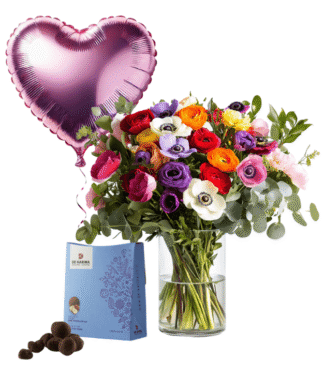 עירית החורפית עם לב ורוד ופרליטס כחול