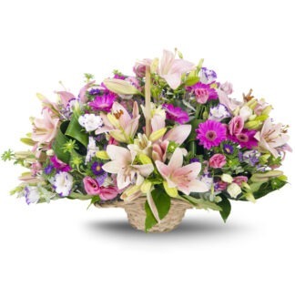  סידור פרחים שדה ורוד – סידור פרחים רענן וחגיגי - פרחי עירית, משלוחי פרחים וחנויות פרחים בתפוצה ארצית