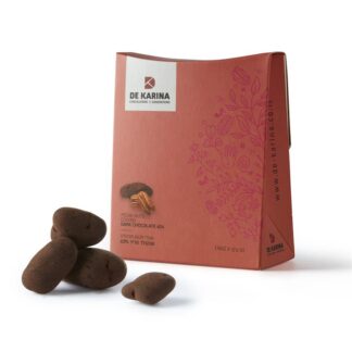 פרליטס אדום- פניני שוקולד מריר ופקאן - דה קרינה