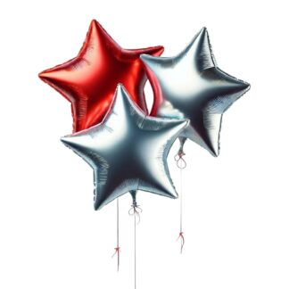 מיקס 3 כוכבים כסוף אדום