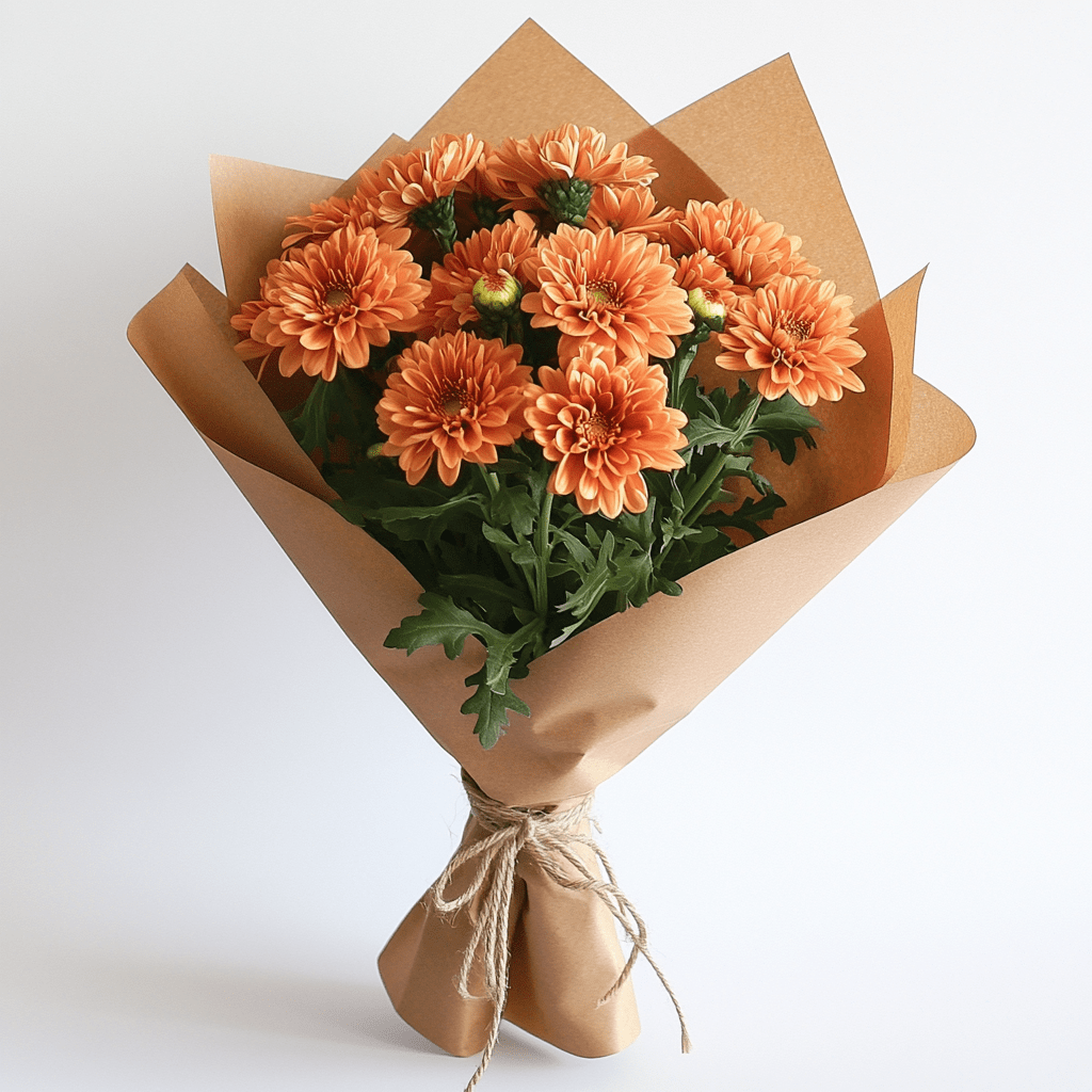 באנץ' חרציות חומות/כתומות