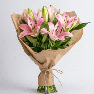 באנץ' ליליות ורודות