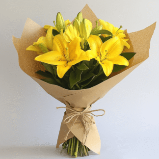 באנץ' ליליות צהובות