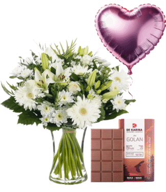 שבתות עם לב ורודושוקולד גולן